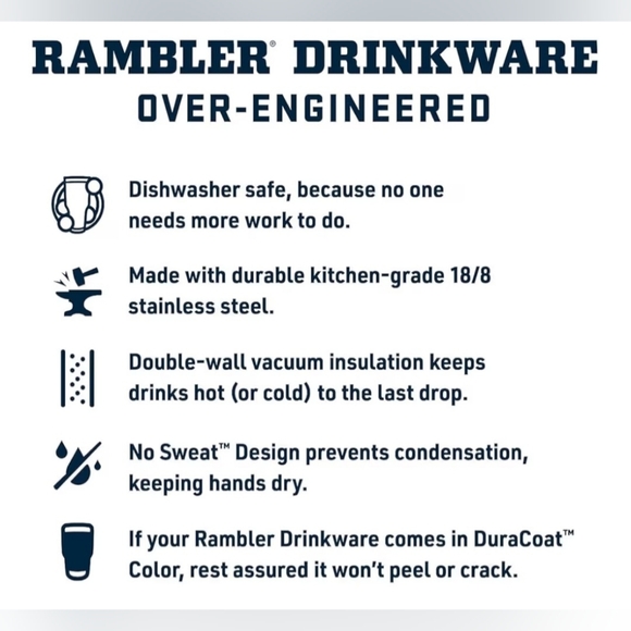 YETI Rambler 30oz Stainless Steel Vacuum Insulated Tumbler w/MagSlider Lid White - Picture 5 of 8